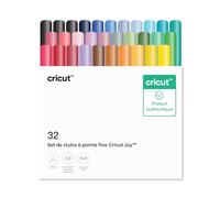 Cricut set de stylos pointe fine, 0.4 mm, couleurs assorties, compatible Joy - lot de 32