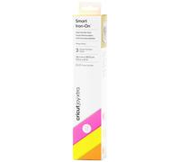 Cricut Smart Iron-On Joy Xtra Set de films Largeur de coupe 30.5 cm rose fluorescent, jaune fluorescent, orange fluorescent