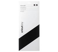 Cricut Smart Label Permanent Noir | 33 cm (13") | 4 x Feuilles de Vinyle Auto-adhésives | pour Une Utilisation Joy, 33cm, Set de 4 Pièces, 2009443