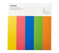 Cricut Carton de couleur 2008318 – Largeur de coupe 30,5 cm – Jaune, rouge, bleu bleuet, vert clair