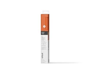 Cricut Smart Vinyl adhésif permanent, 30.5 cm × 0.9 m, orange, feuille de vinyle autocollant, idéal pour loisirs créatifs DIY