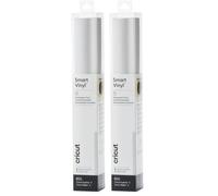 Cricut Smart Vinyl Permanent | 1 sheet | 33cm x 0.9m | Shimmer Silver (Lot de 2)