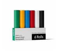 Cricut Smart Vinyl - Permanent, Échantillonneur, 9,5 po x 24 po en vrac (6)