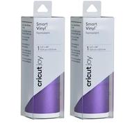 Cricut Smart Vinyl, Permanent Shimmer Purple, for Cricut Joy (Lot de 2)