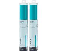 Cricut Smart Vinyl Removable | 1 sheet | 33cm x 0.9m | Aqua (Lot de 2)
