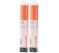 Cricut Smart Vinyl Removable | 1 sheet | 33cm x 0.9m | Orange (Lot de 2)