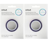 Cricut Strong Time résistant à Ruban 10.1m (33ft), Idéal pour Les projets de Transfert de Chaleur sur des Surfaces inégales, Bleu, 10,1m 2009357 (Lot de 2)