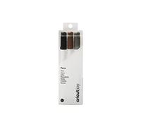 Cricut Stylos à pointe fine Cricut Joy™ 0,4, noir/marron/gris (3 ct)