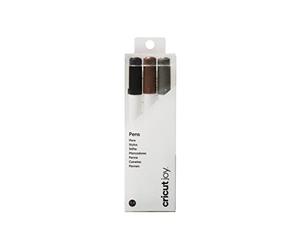Cricut Stylos à pointe fine Cricut Joy™ 0,4, noir/marron/gris (3 ct)