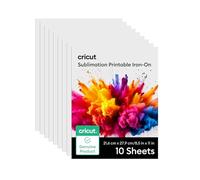 Cricut® Thermocollant imprimable par sublimation - 21,6 x 27,9 cm (10 carats)