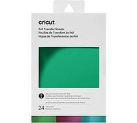 Cricut Transfer Sheets Sampler, Collection de Feuilles de Transfert de Foil, Jewel (24 CT), Bijou, 10,1 cm x 15,2 cm (4" x 6")