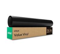 Cricut Vinyle Adhésif Permanent pour Plotter | Rouleau 30,5 cm x 10,6 m | Noir | Vinyle Auto-Adhésif pour Décoration, Stickers et Mur | Compatible avec toutes les machines Cricut | Smart Vinyl