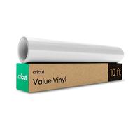 Cricut Vinyle Adhésif Permanent pour Plotter | Rouleau 30,5 cm x 3 m | Blanc | Vinyle Auto-Adhésif pour Décoration, Stickers et Mur | Compatible avec toutes les machines Cricut | Smart Vinyl