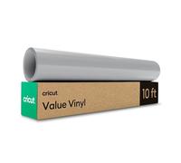 Cricut Vinyle Adhésif Permanent pour Plotter | Rouleau 30,5 cm x 3 m | Gris | Vinyle Auto-Adhésif pour Décoration, Stickers et Mur | Compatible avec toutes les machines Cricut | Smart Vinyl