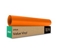 Cricut Vinyle Adhésif Permanent pour Plotter | Rouleau 30,5 cm x 3 m | Orange | Vinyle Auto-Adhésif pour Décoration, Stickers et Mur | Compatible avec toutes les machines Cricut | Smart Vinyl