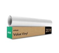 Cricut Vinyle Adhésif Permanent pour Plotter | Rouleau 30,5 cm x 6,1 m | Blanc | Vinyle Auto-Adhésif pour Décoration, Stickers et Mur | Compatible avec toutes les machines Cricut | Smart Vinyl