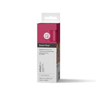 Cricut Vinyle Adhésif Permanent - Rose fête - 14 cm x 1,2 m | Rouleau de Vinyle Adhésif Cricut Joy Smart Vinyl | Idéal pour Tasses, Verre, Fenêtres, Céramique et Plastique