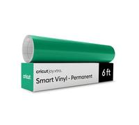 Cricut Vinyle Adhésif Permanent - Vert - 24,1 cm x 1,8 m | Rouleau de Vinyle Adhésif pour Tasses, Fenêtres, Céramique, Plastique | Compatible avec toutes les machines Cricut | Joy Xtra Smart Vinyl
