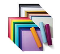 Cricut Vinyle Amovible | Ultime | 30,5cm x 30,5cm (12" x 12") | 65 x Feuilles de Vinyle Adhésif, 5 x Bande de Transfert | Compatible avec toutes les machines de découpe Cricut