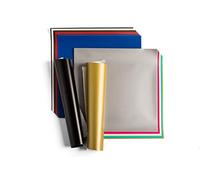 Cricut Vinyle amovible, Variety (20), 30.5cm x 30.5cm (12" x 12"), 20 x feuilles de vinyle adhésif, Compatible avec toutes les machines de découpe Cricut 2004330