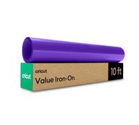 Cricut vinyle de transfert thermique, violet, 3m, rouleau de vinyle de transfert thermique HTV, Iron-on Vinyl pour tissu et T-shirts - pour les machines de découpe Cricut et les presses à chaud
