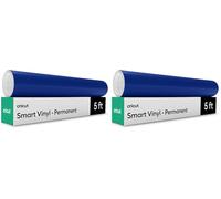 Cricut Vinyle intelligent - Permanent, Bleu océan - 33 cm x 152,4 cm - Grand format (Lot de 2)