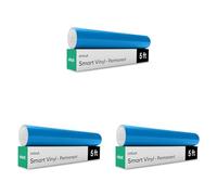 Cricut Vinyle intelligent - Permanent, Bleu océan - 33 cm x 152,4 cm - Grand format (Lot de 3)