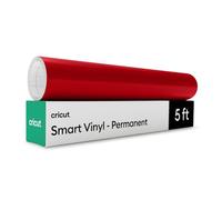 Cricut Vinyle intelligent - Permanent, Rouge - 33 cm x 152,4 cm - Grand format
