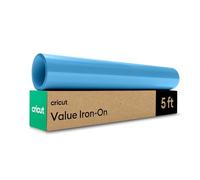 Cricut Vinyle thermocollant (HTV) pour toutes les machines de découpe Cricut - 30,5 cm x 1,5 m - Bleu ciel