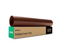 Cricut Vinyle thermocollant (HTV) pour toutes les machines de découpe Cricut - 30,5 cm x 1,5 m - Marron