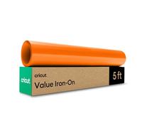 Cricut Vinyle thermocollant (HTV) pour toutes les machines de découpe Cricut - 30,5 cm x 1,5 m - Orange