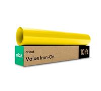 Cricut Vinyle thermocollant (HTV) pour toutes les machines de découpe Cricut - 30,5 cm x 3 m - Jaune