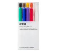 Cricut Aquarellstiften & -pinsel, 9er Set de broches vert, bleu, violet, rouge, noir, marron, jaune,