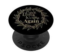Cried During Worship Again Funny Humour Citation Faith PopSockets PopGrip Adhésif