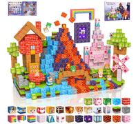 Crifeton Construction Magnetique Enfant 150 pièces 2CM Magnetic Blocks 3+ Jeux Aimants, Bloc de Cube Magnétique de pour Garçon et Fille, Jouet Créatif Montessori Enfants 3 4 5 6 7 8 9 10 11 Ans Jeu