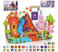 Crifeton Construction Magnetique Enfant 150 pièces 2CM Magnetic Blocks 3+ Jeux Aimants, Bloc de Cube Magnétique de pour Garçon et Fille, Jouet Créatif Montessori Enfants 3 4 5 6 7 8 9 10 11 Ans Jeu