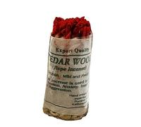 crigema - Encens corde népalaise - 40 cordes de 30 g et 9 cm de long (bois de cèdre)