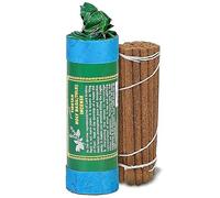 CRIGEMA - Encens tibétain en bâtons - 30 bâtons encens naturel avec petit porte-encens (BASILIC SACRÉ (TULSI))