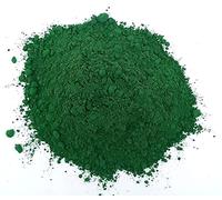 CRIGEMA - Pigment en poudre - Blanc de titane - 50 g - 100 % pur - Peinture à l'huile, Tempera, Encaustique, Fresque (terre verte foncée)