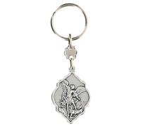 crigema - Porte-clés en métal - 4 cm de hauteur, Saint Michel Archange et Ange Gardien, S