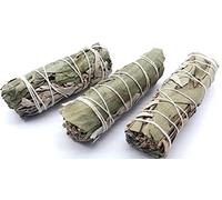 CRIGEMA - Sauge blanche et Eucalypto - X3 Mazzetti de 10 cm~ 20 g - Smudge pour Purification - Première qualité de Californie (3)