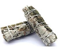 CRIGEMA - Sauge blanche et Genève - X2 Maillons de 10 cm ~ 20/30 g - Découpage pour Purification - Première qualité de Californie (2)