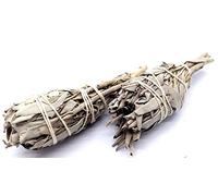 CRIGEMA - Sauge blanche Sciamanica - X2 Mazzetti de 10 cm/17-25g l'une - Émudge pour Purification - Première qualité de Californie (2)