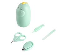 CRILSTYLEO 1 Jeu Ensemble D'ongles Kit D'ongles Pour Bébé Ultime Berceau Tondeuses Bébé Kit De Toilettage Pour Bébé Nouveau Née Couches Recharge Broyeur Articles Clou Green Gel De Silice