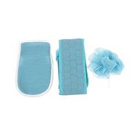 CRILSTYLEO 1 Lot De Trois Serviettes De Bain En Maille Pouf Éponges De Bain Serviette De Nettoyage Domestique Épurateur De Corps Luffa Éponge Arrière Loofa Éponges De Nettoyage Ménager