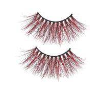 CRILSTYLEO 1 Paire faux cils de maquillage des cils faux cils pour danser artificiel faux cils naturels fausse frange fake lashes faux cils femmes faux cils de fête