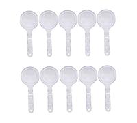 CRILSTYLEO 10 Pièces masque cuillère masque mesurette de masque outil de mélange de masque cuillère plastique cuillère à mesurer outils de mesure de poudre pp