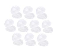CRILSTYLEO 10pièces Boîte De Rangement Portable Pour Sucettes Étui Transparent Anti-poussière Pour Bébés Et Tout-petits