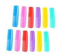 CRILSTYLEO 12pièces Peignes Mini Plastique Peignes De Coiffure Portables Pour Salon Et Voyage Assortiment De Accessoires De Coiffeur