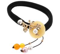 CRILSTYLEO 1pièce Élastique à Cheveux Chalcedony Ruban De Cheveux Ancien Accessoire De Coiffure Pour Chignon Et Queue De Cheval